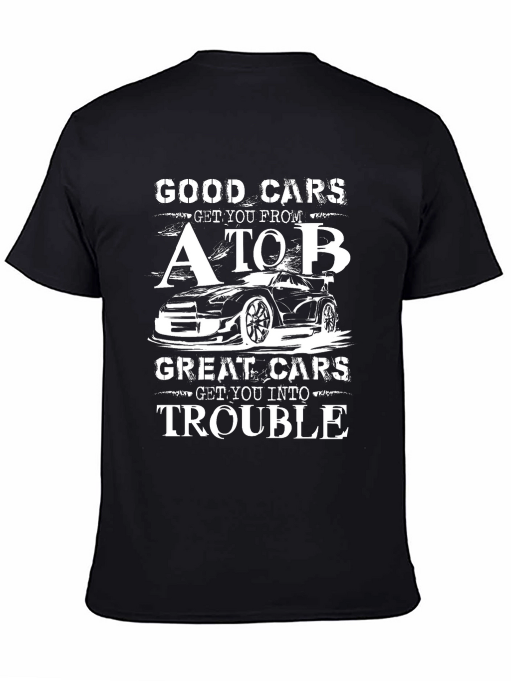 Good Cars/Great Cars Graphic Tee - Black