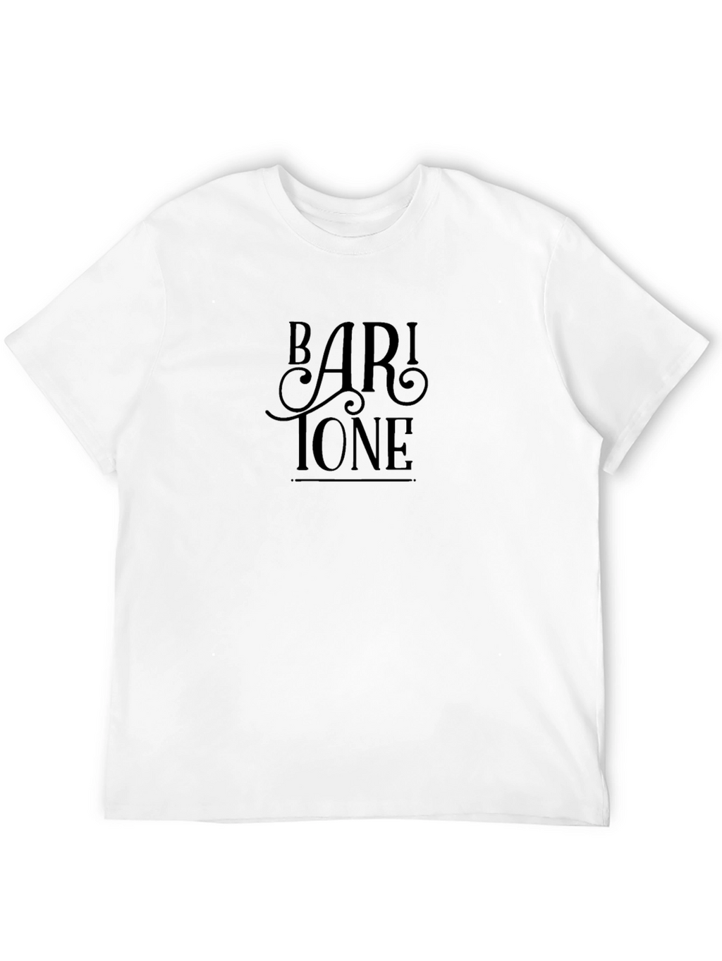 Baritone Graphic T-Shirt - Black Stylish and Comfortable