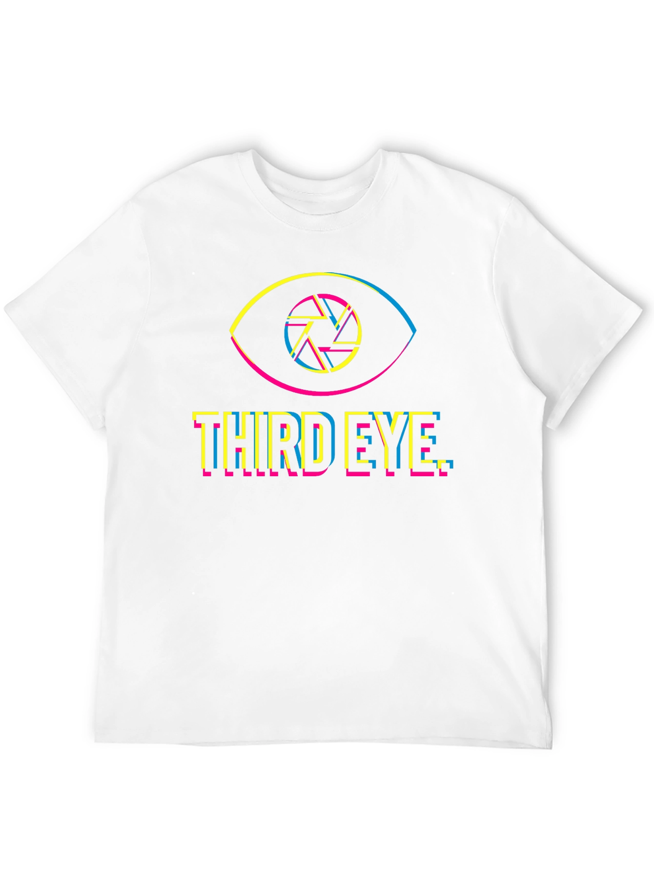 Third Eye Graphic Tee - Black Cotton T-Shirt