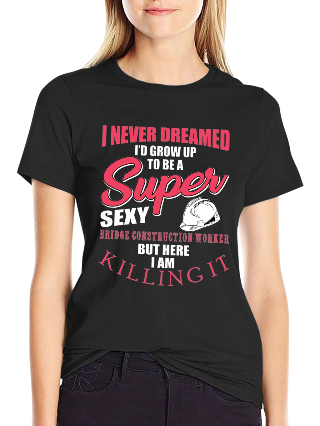 Super Sexy Bridge Construction Worker Graphic Tee