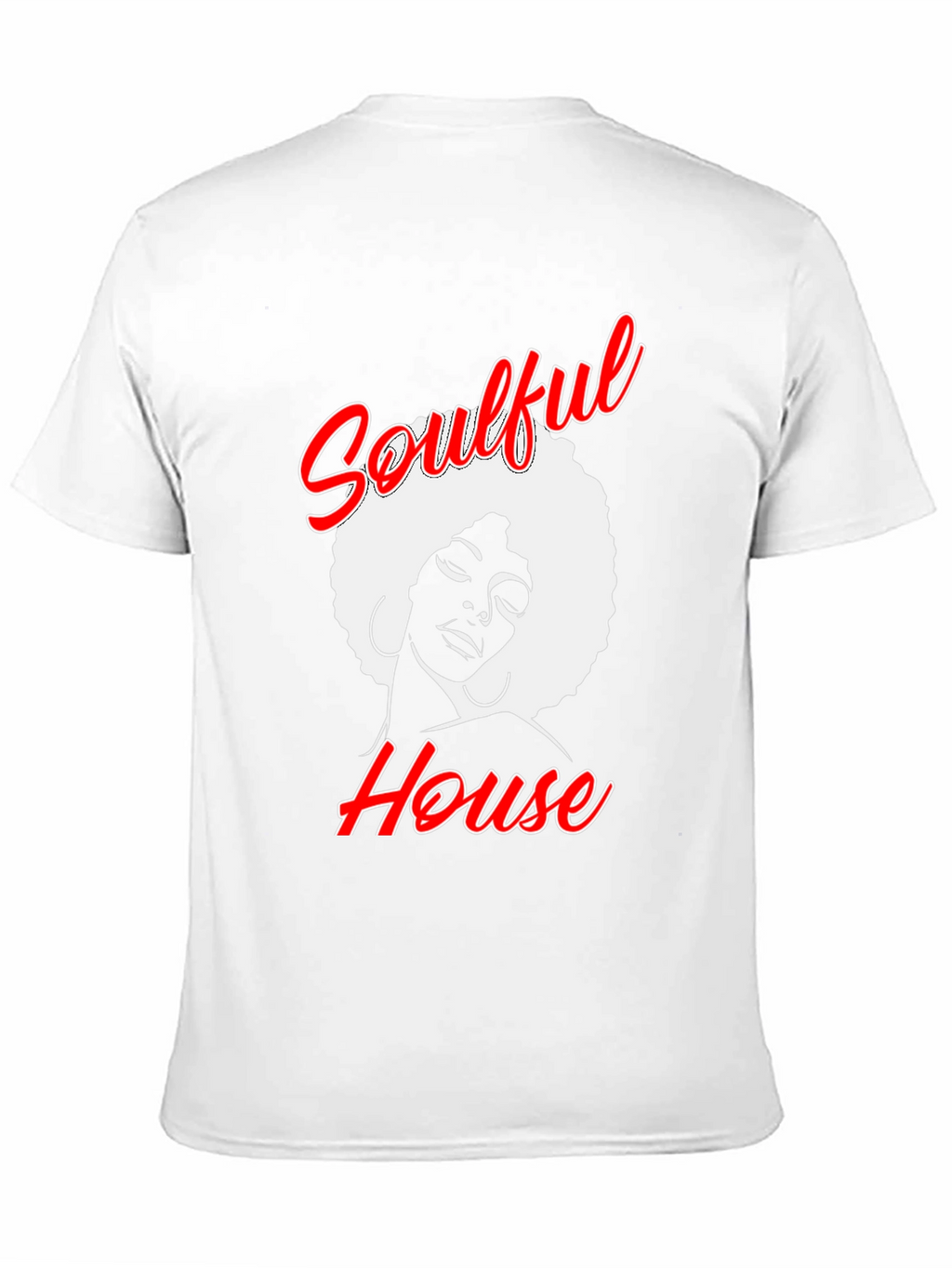 Soulful House Graphic T-Shirt - Black