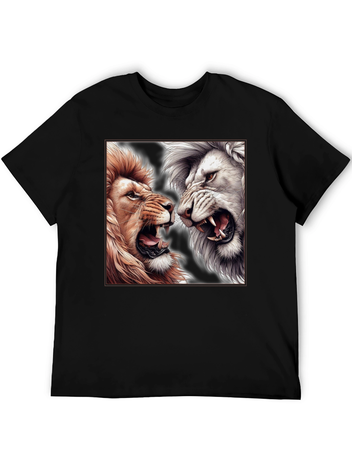 Lion Duel Graphic T-Shirt