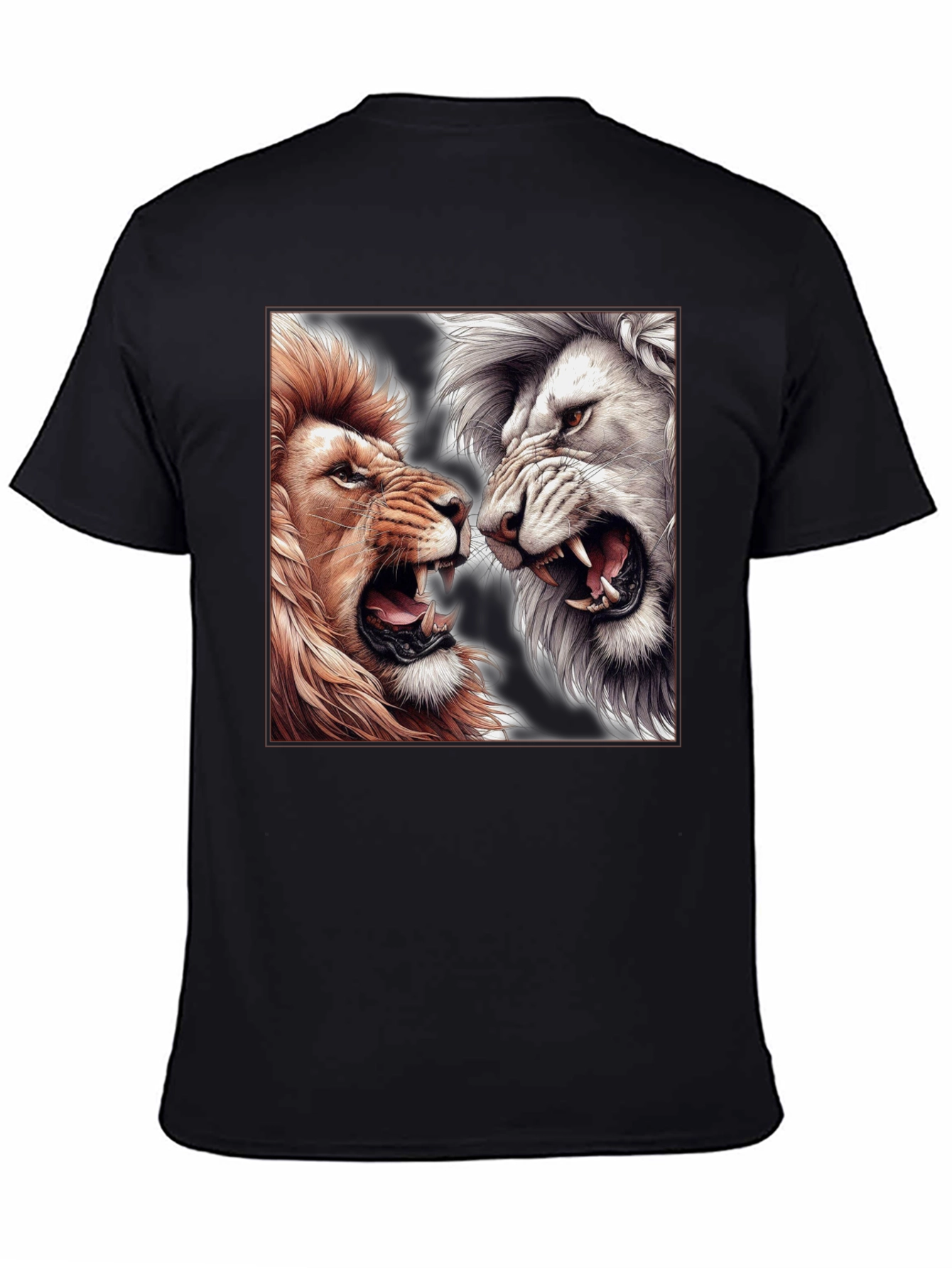 Lion Duel Graphic T-Shirt