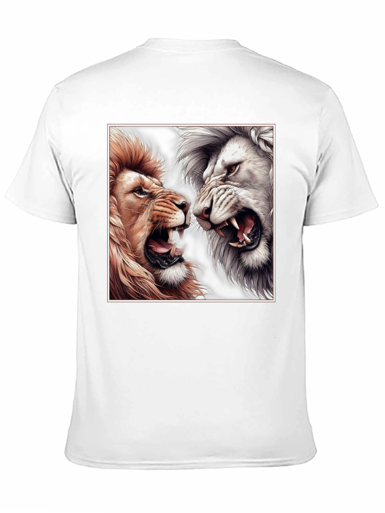 Lion Duel Graphic T-Shirt