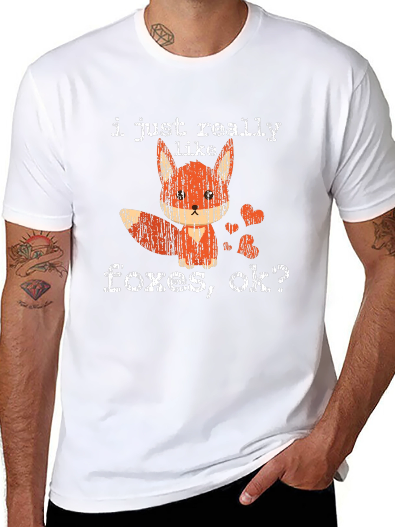 I Just Really Like Foxes Ok? T-Shirt