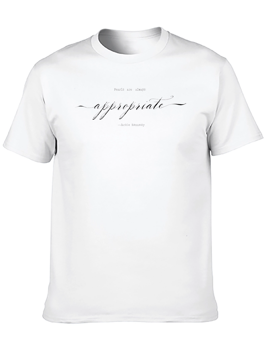 Black Appropriate Graphic Tee