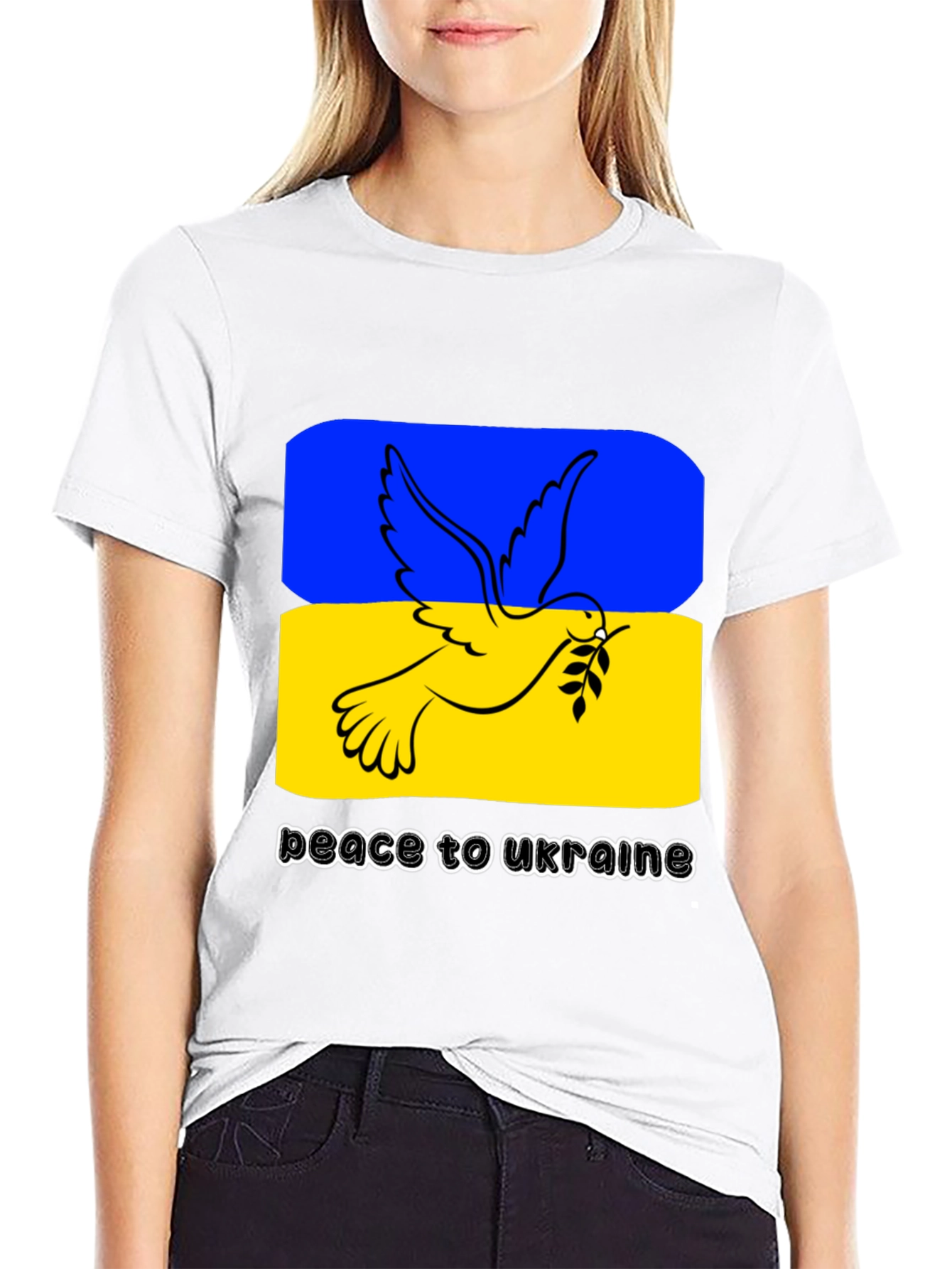 Peace for Ukraine Dove T-Shirt