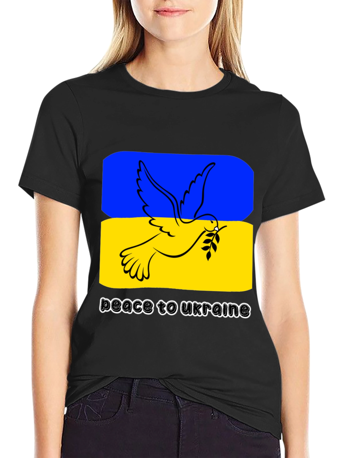 Peace for Ukraine Dove T-Shirt