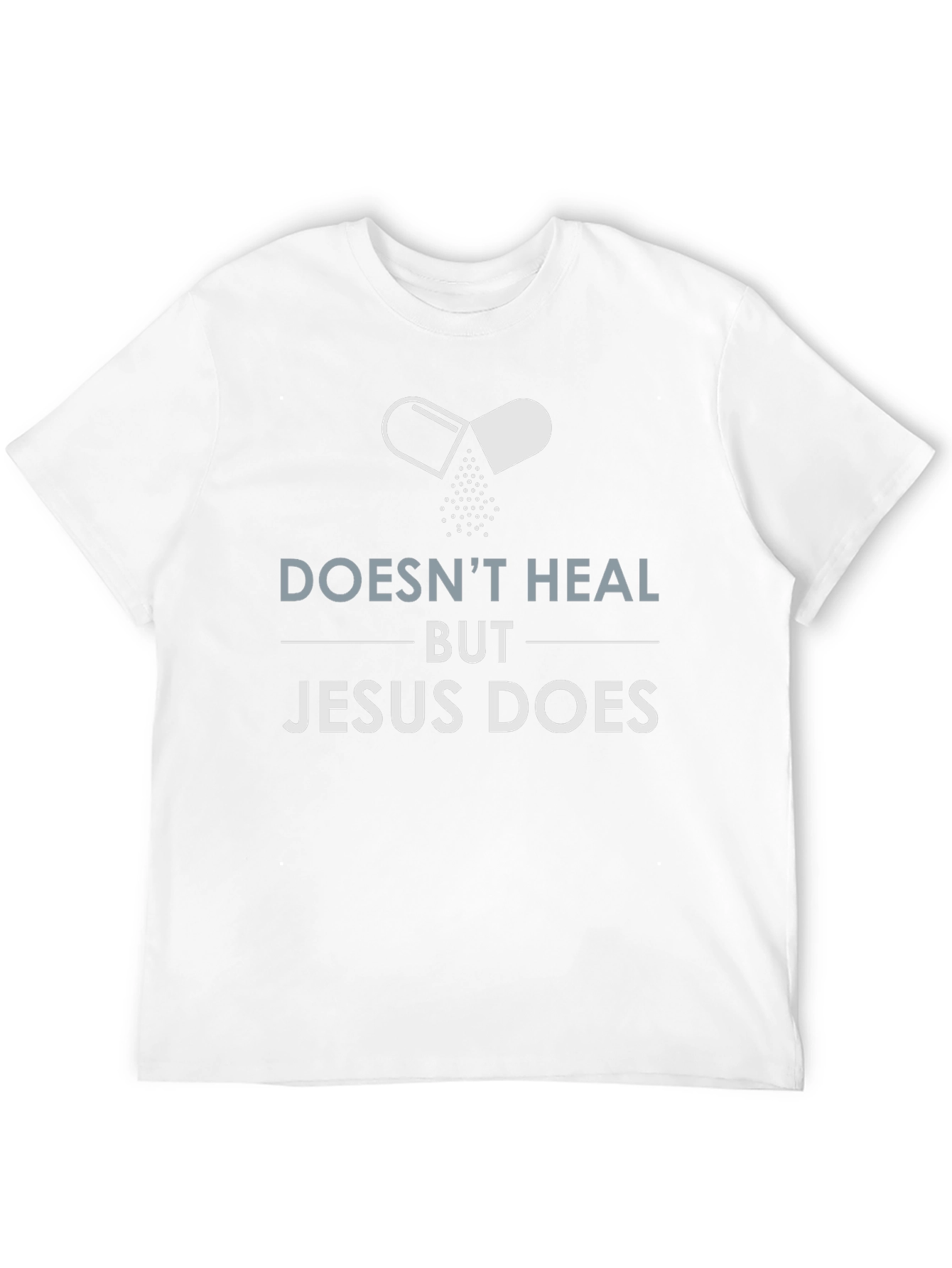 Jesus Heals Graphic Tee - Christian Faith T-Shirt