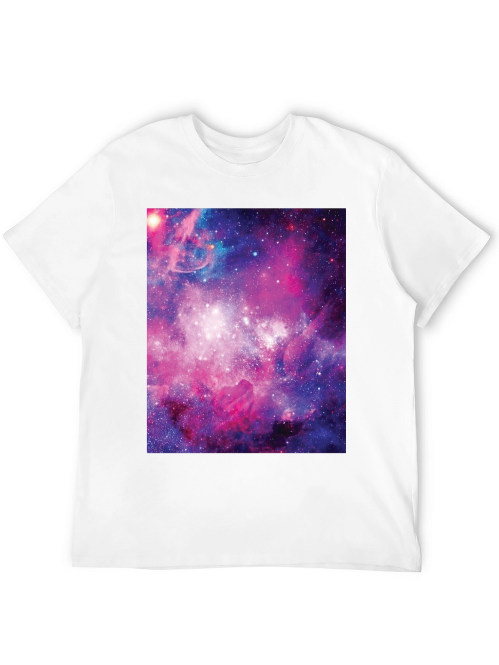 Galaxy Print Black Tee