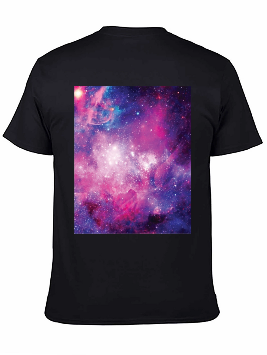 Galaxy Print Black Tee