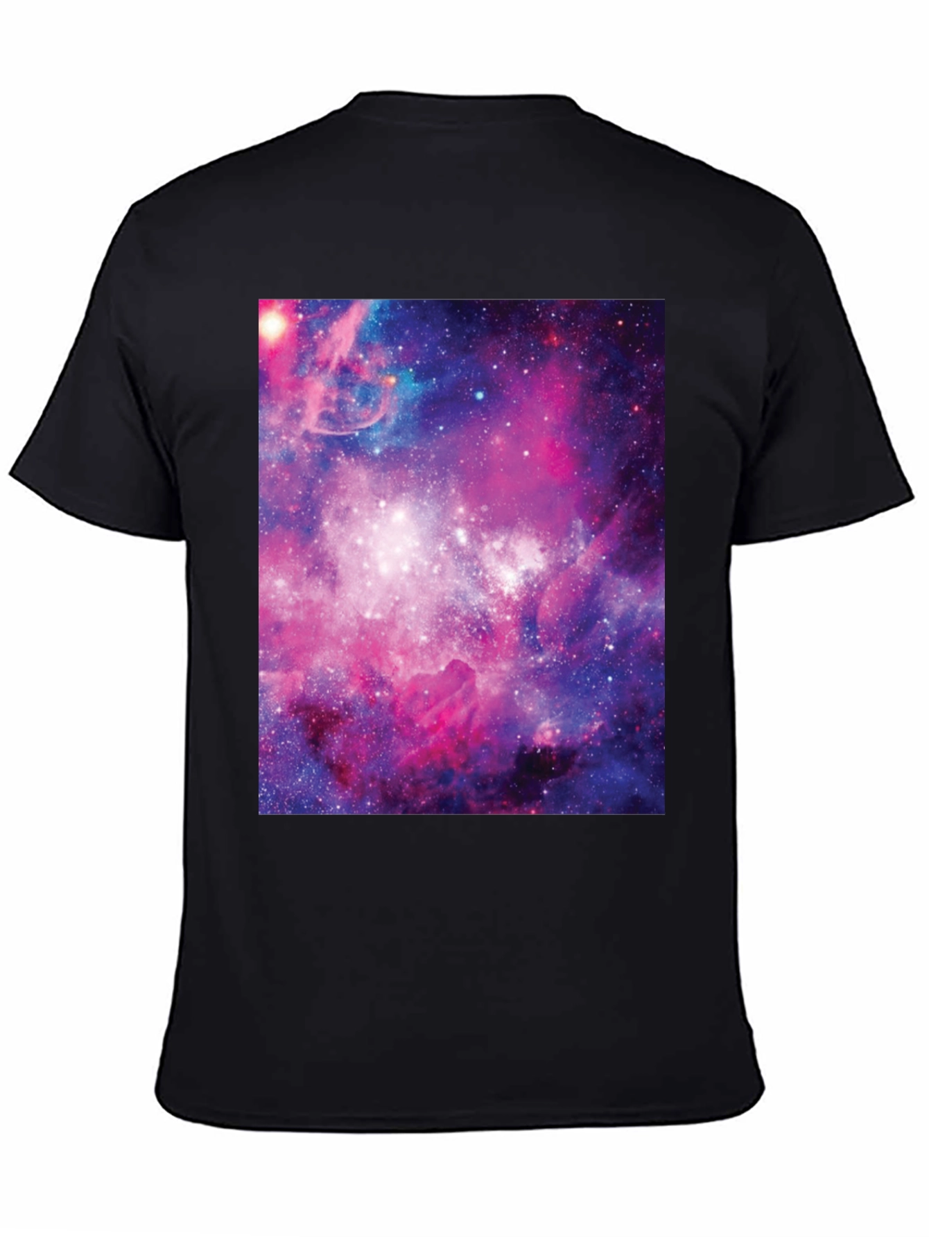 Galaxy Print Black Tee