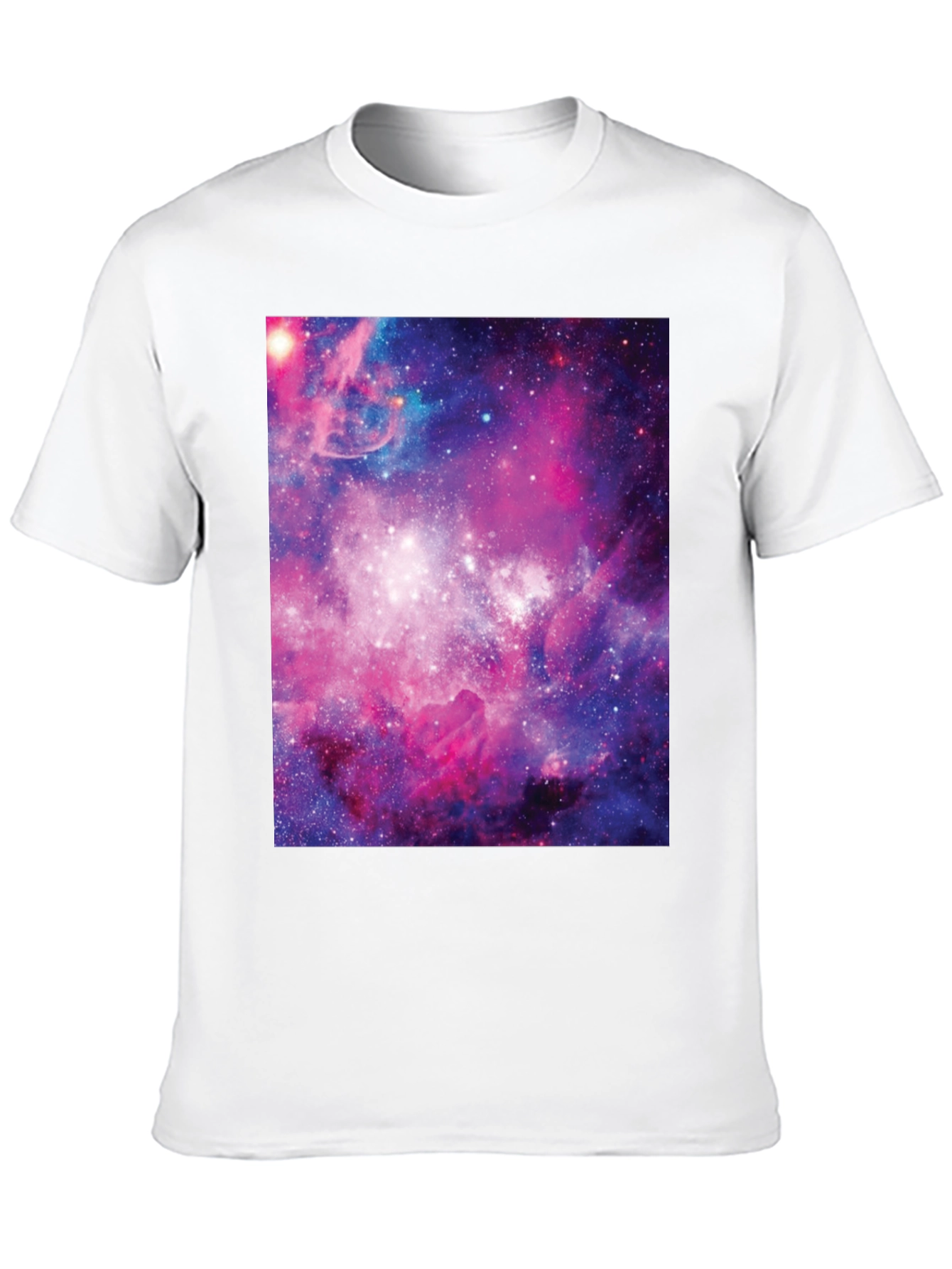 Galaxy Print Black Tee