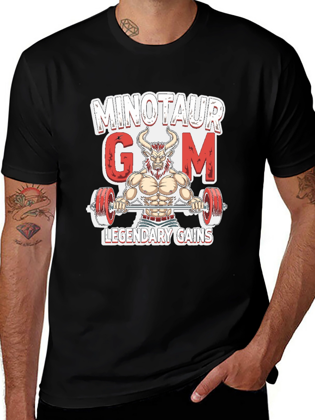 Minotaur Gym T-Shirt: Legendary Gains