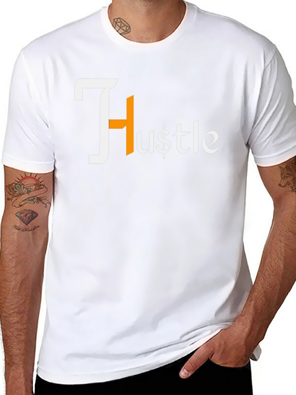 Hustle Graphic Tee - Stylish Mens T-Shirt