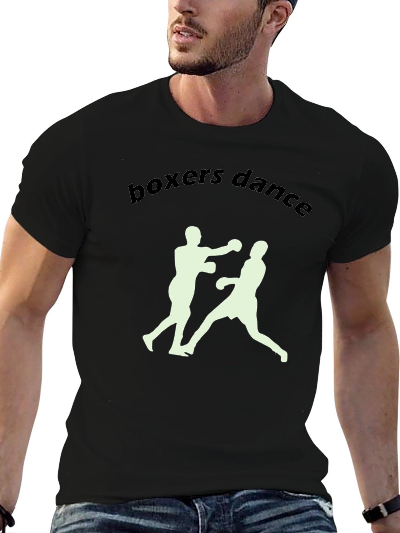 Boxers Dance Graphic T-Shirt