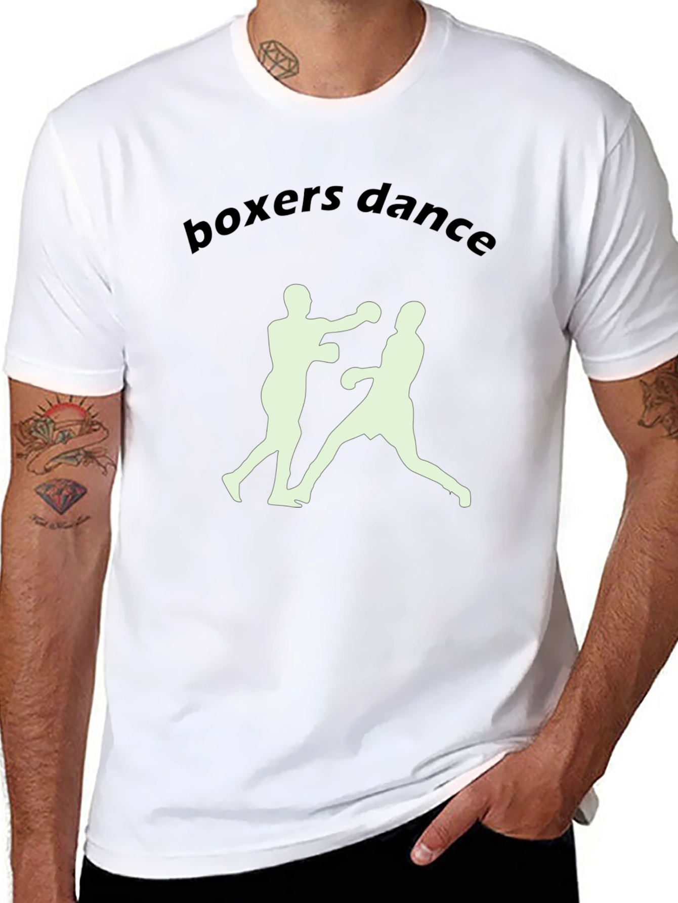 Boxers Dance Graphic T-Shirt