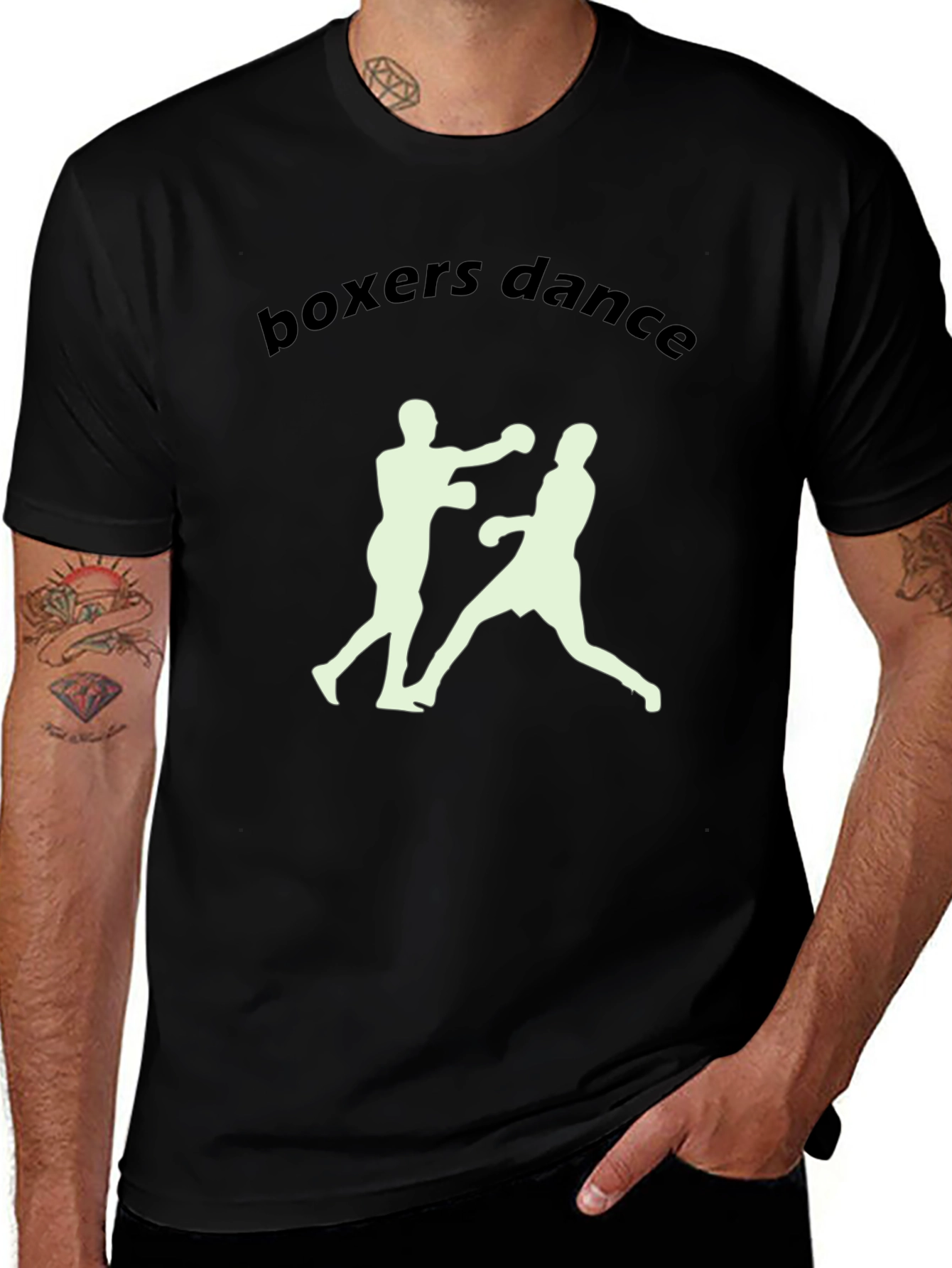 Boxers Dance Graphic T-Shirt