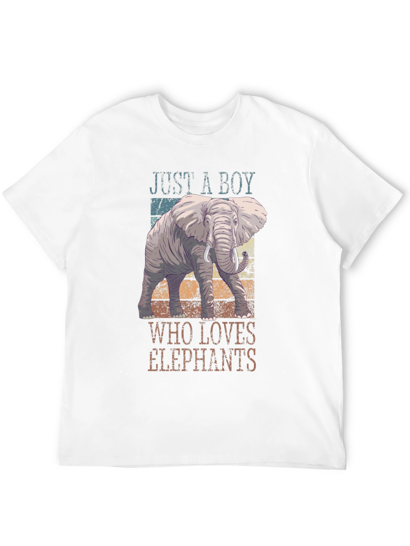 Just a Boy Who Loves Elephants T-Shirt