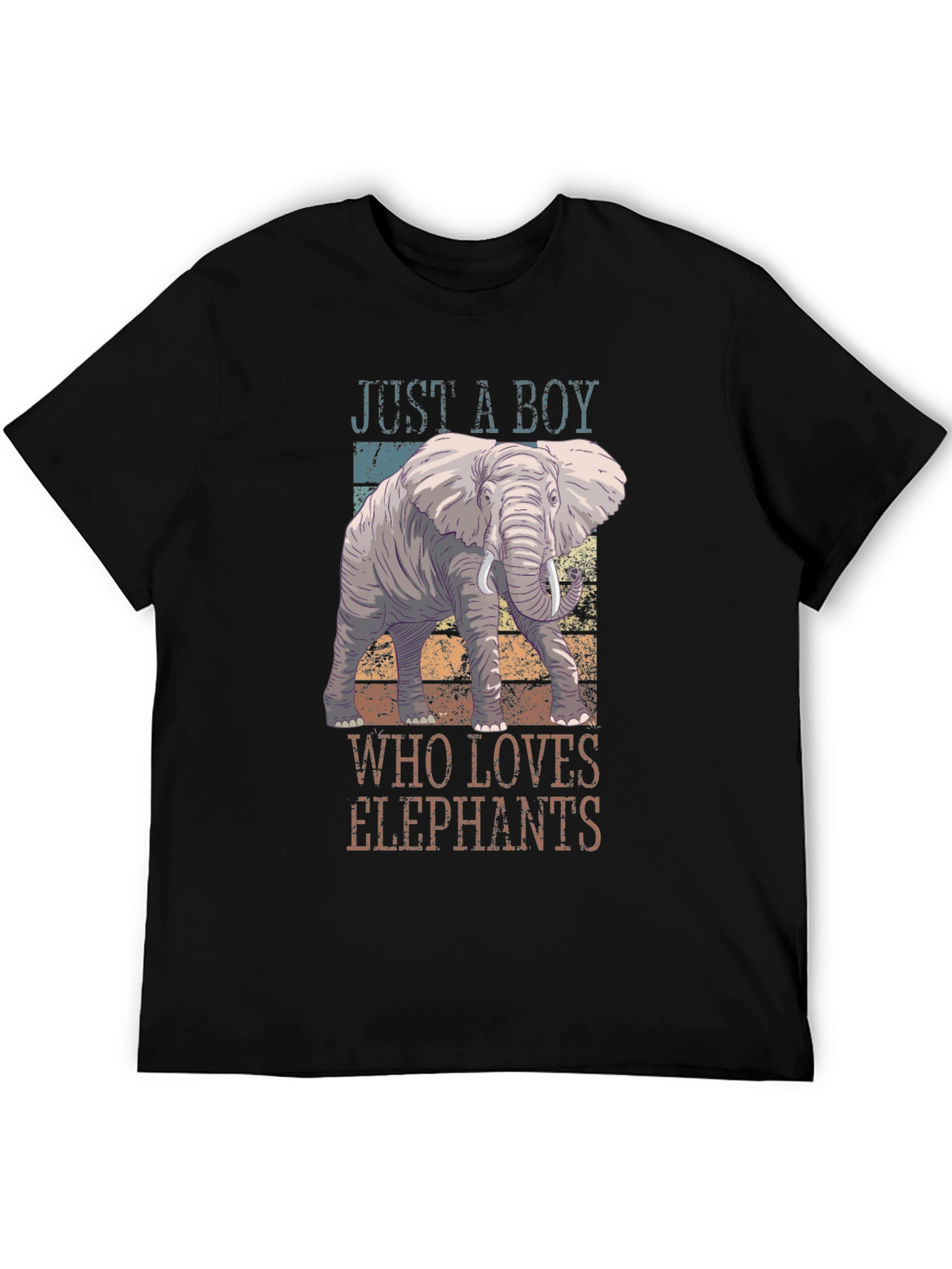 Just a Boy Who Loves Elephants T-Shirt
