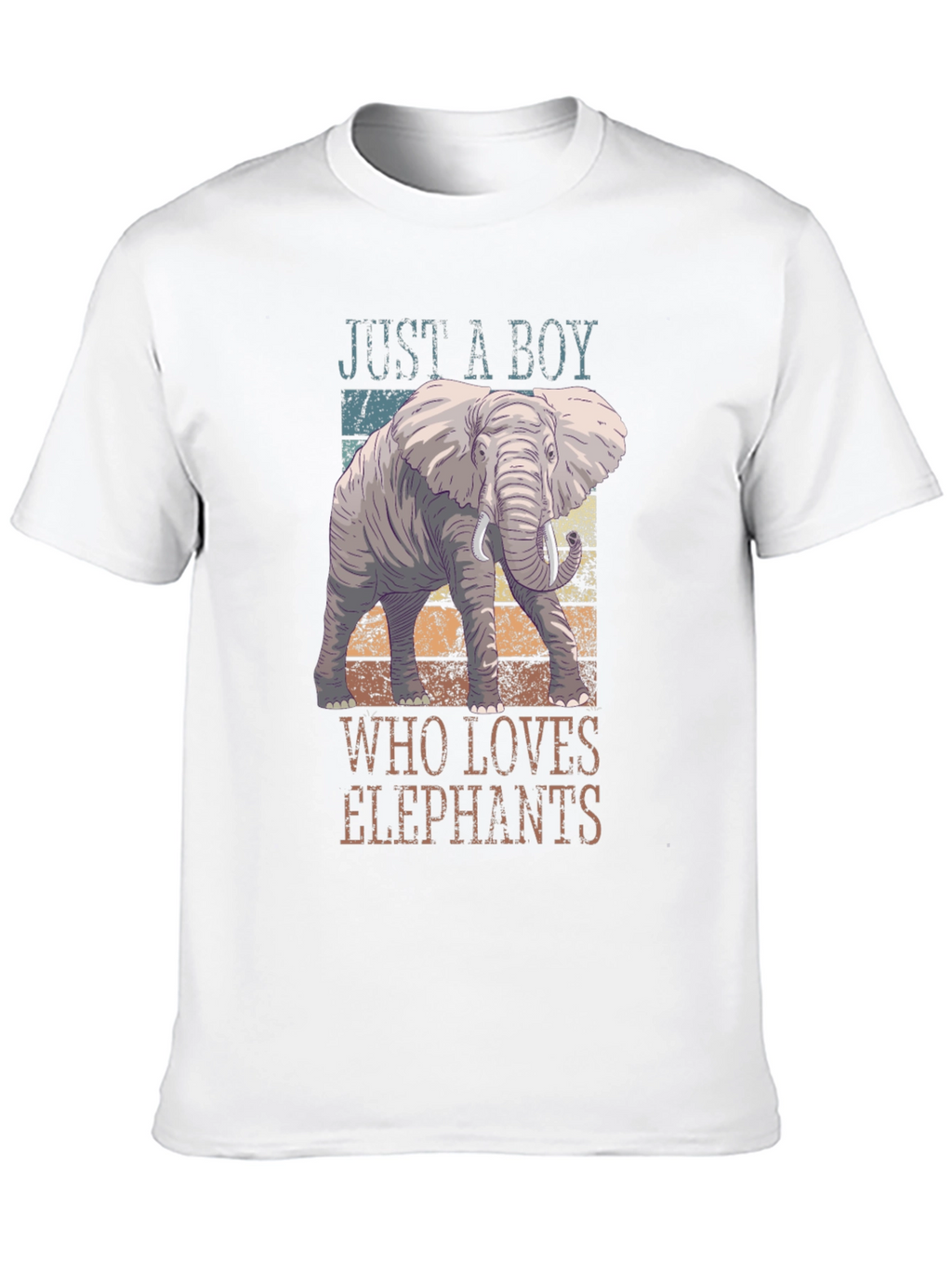Just a Boy Who Loves Elephants T-Shirt