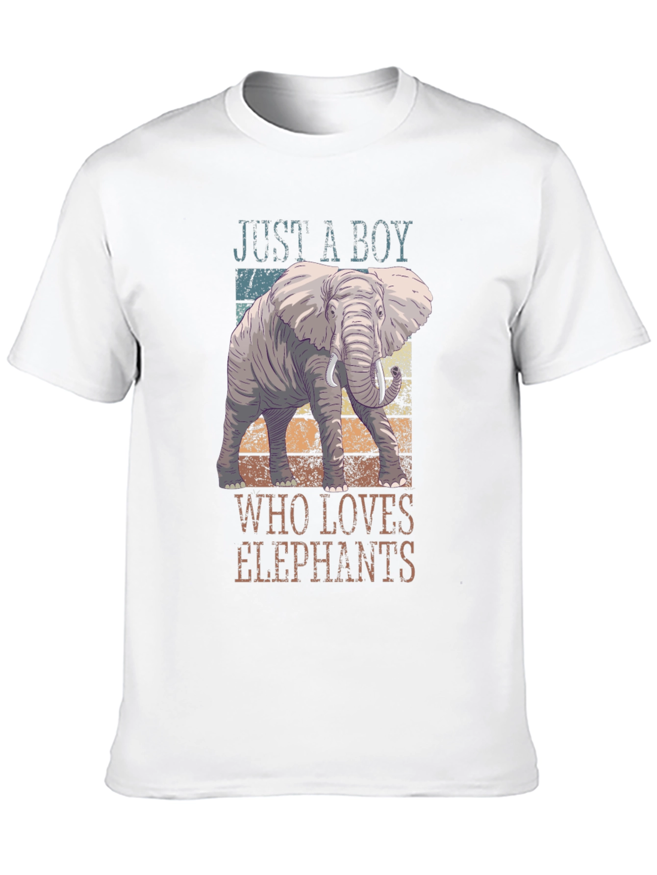 Just a Boy Who Loves Elephants T-Shirt
