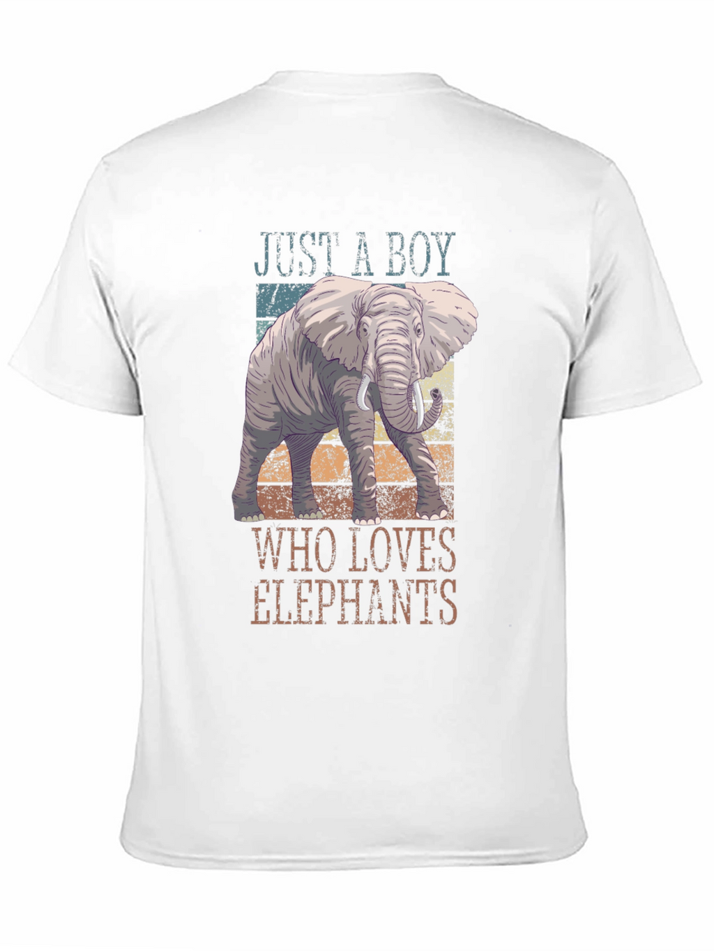 Just a Boy Who Loves Elephants T-Shirt