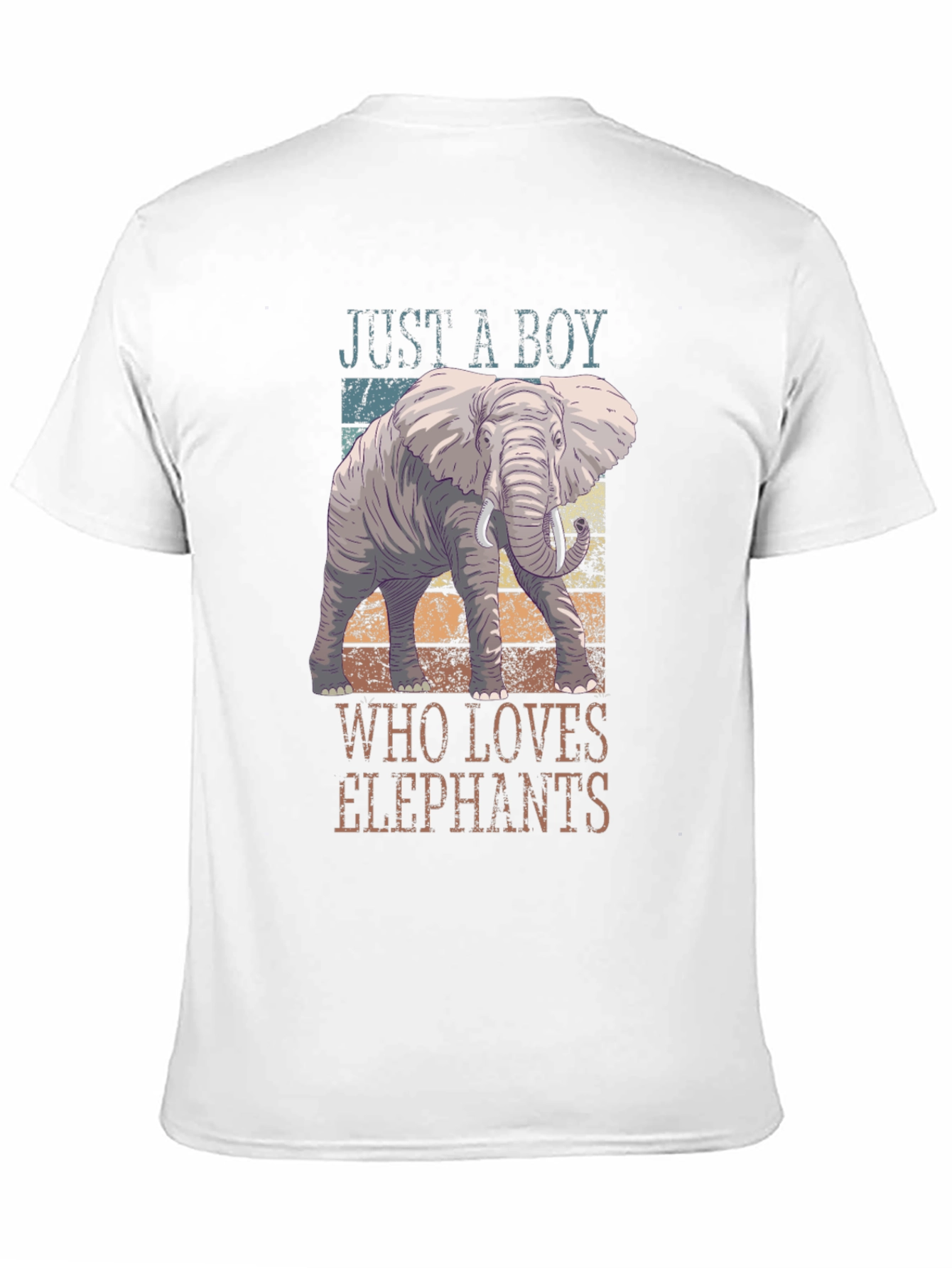 Just a Boy Who Loves Elephants T-Shirt