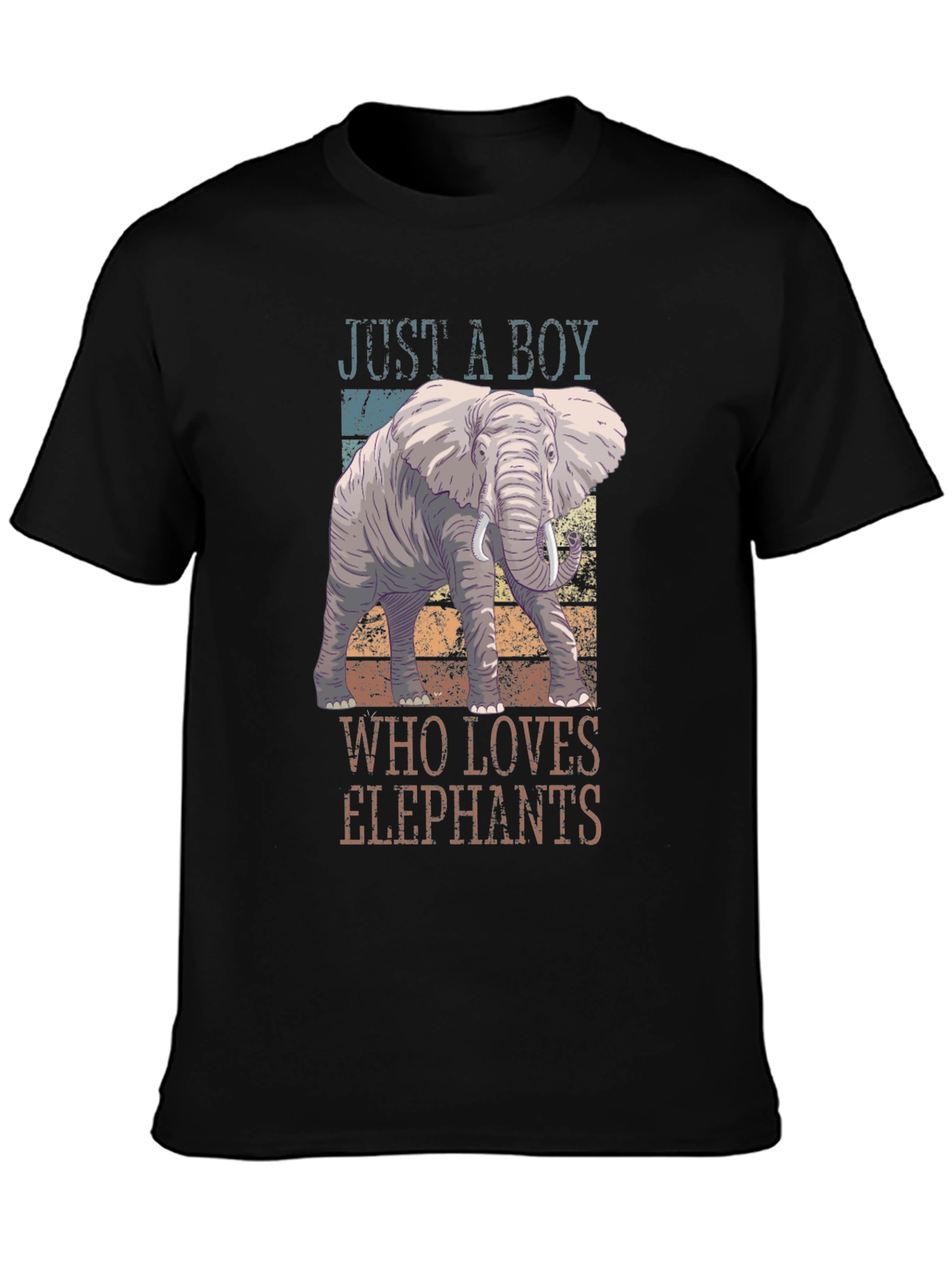 Just a Boy Who Loves Elephants T-Shirt