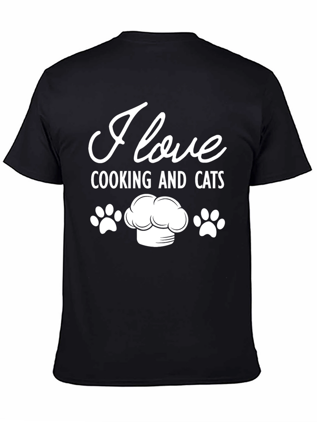 I Love Cooking and Cats T-Shirt