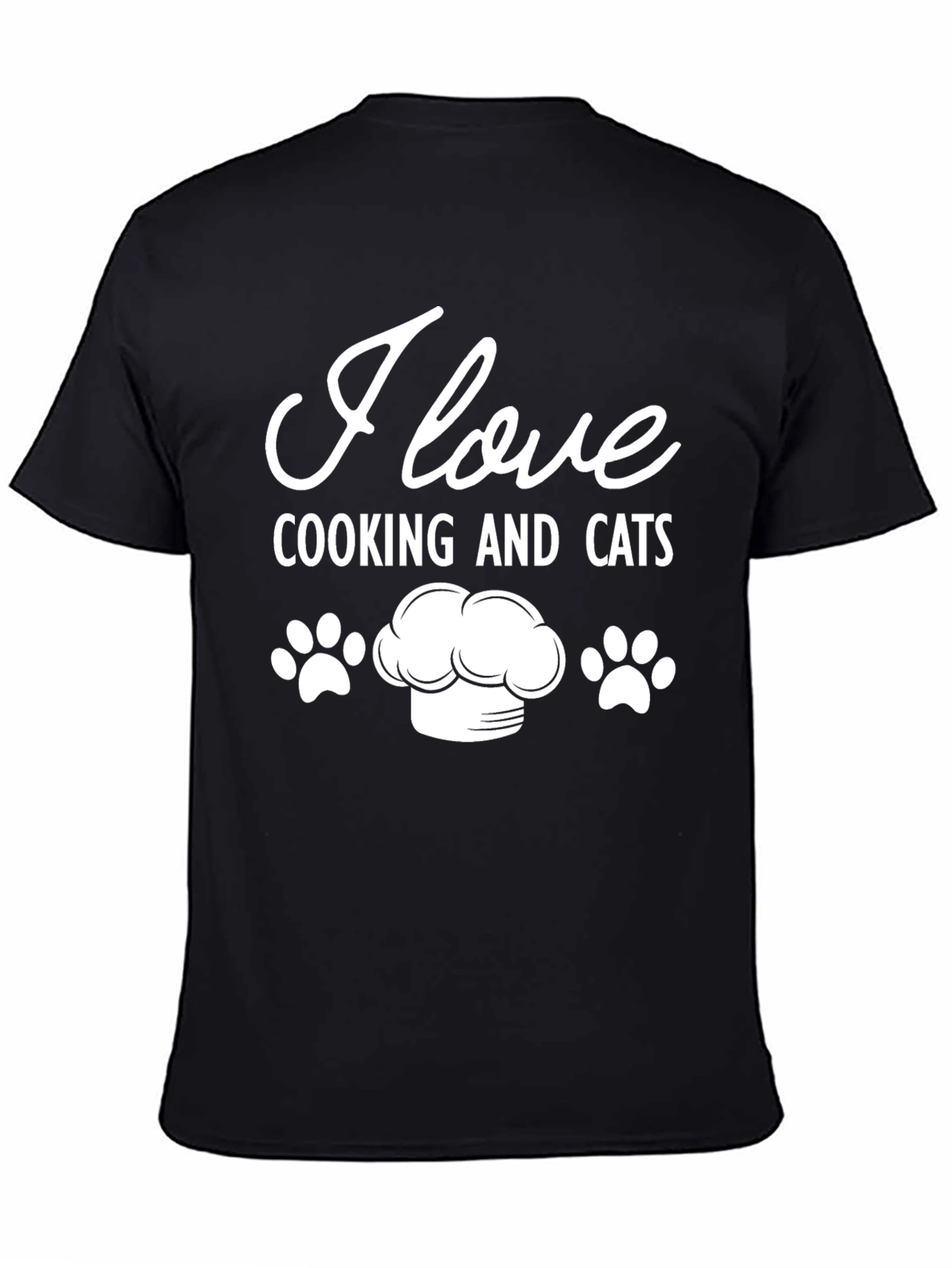 I Love Cooking and Cats T-Shirt