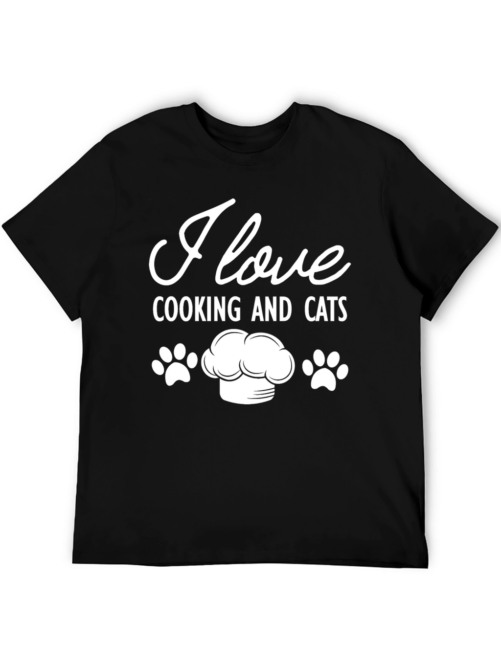 I Love Cooking and Cats T-Shirt