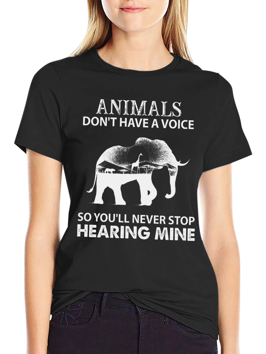 Animals Dont Have a Voice T-Shirt