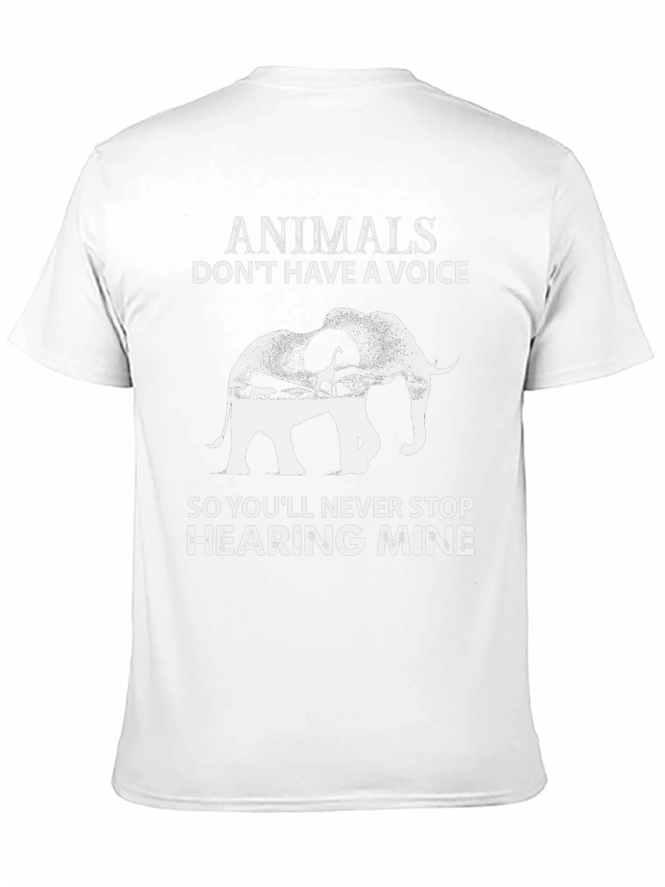 Animals Dont Have a Voice T-Shirt