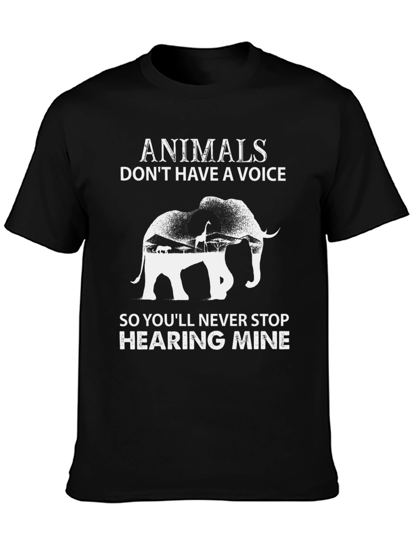 Animals Dont Have a Voice T-Shirt