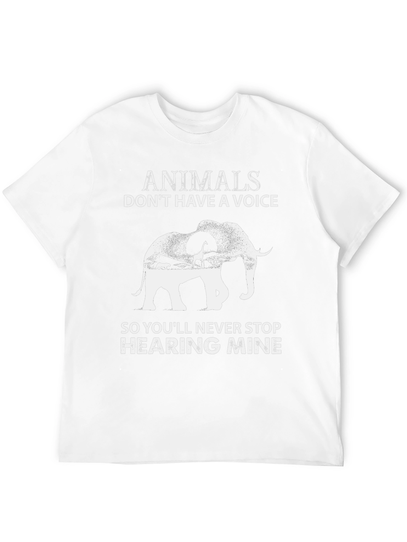 Animals Dont Have a Voice T-Shirt