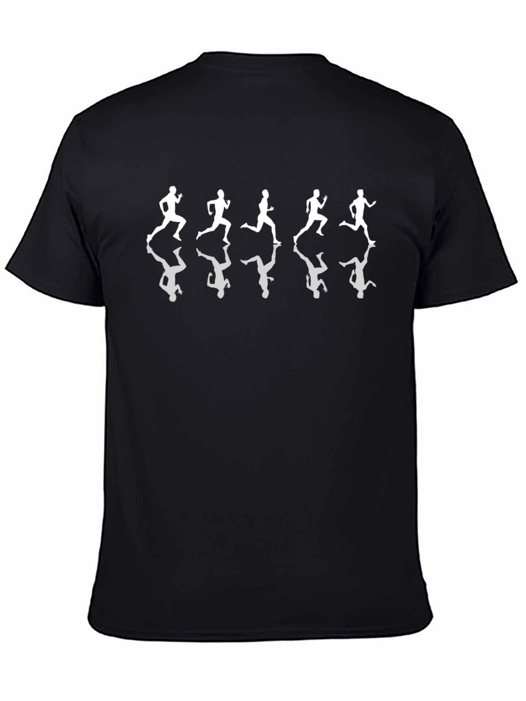 Running Silhouette T-Shirt - Black Graphic Tee