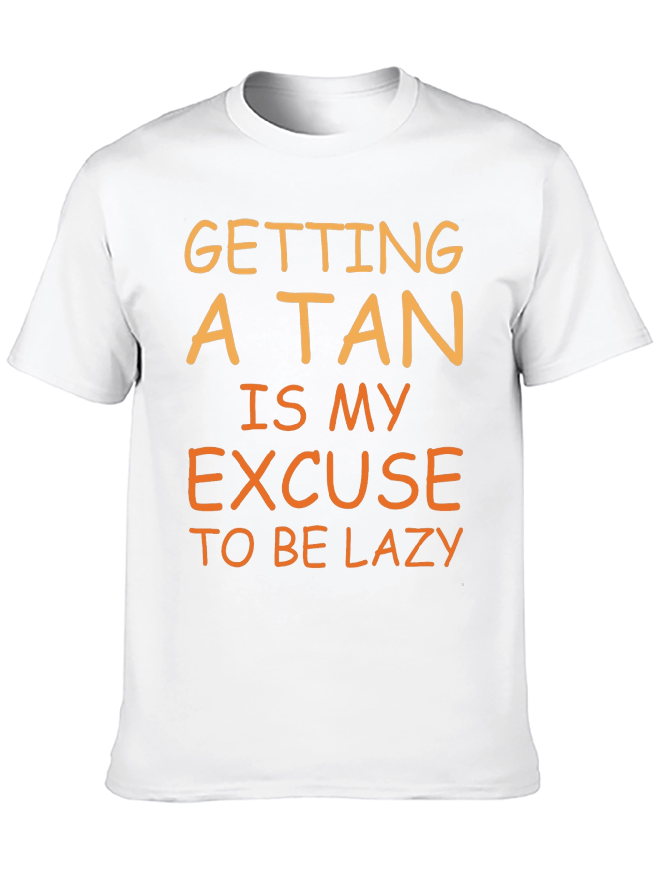 Funny Tan Excuse T-Shirt - Lazy Summer Vibes