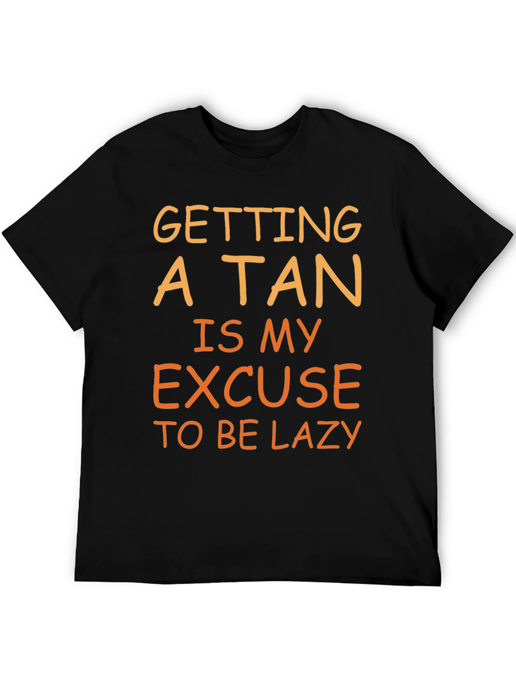 Funny Tan Excuse T-Shirt - Lazy Summer Vibes