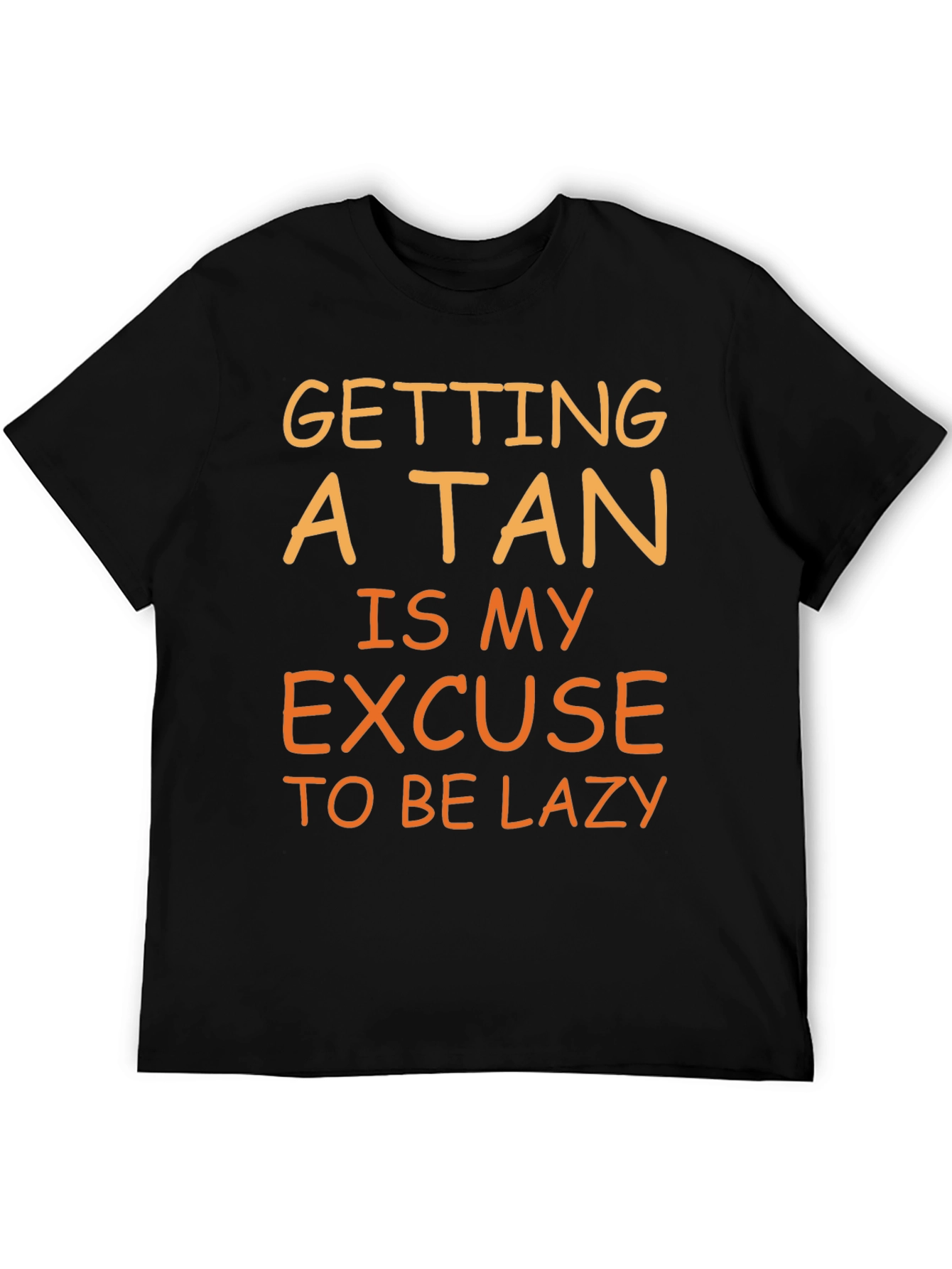 Funny Tan Excuse T-Shirt - Lazy Summer Vibes