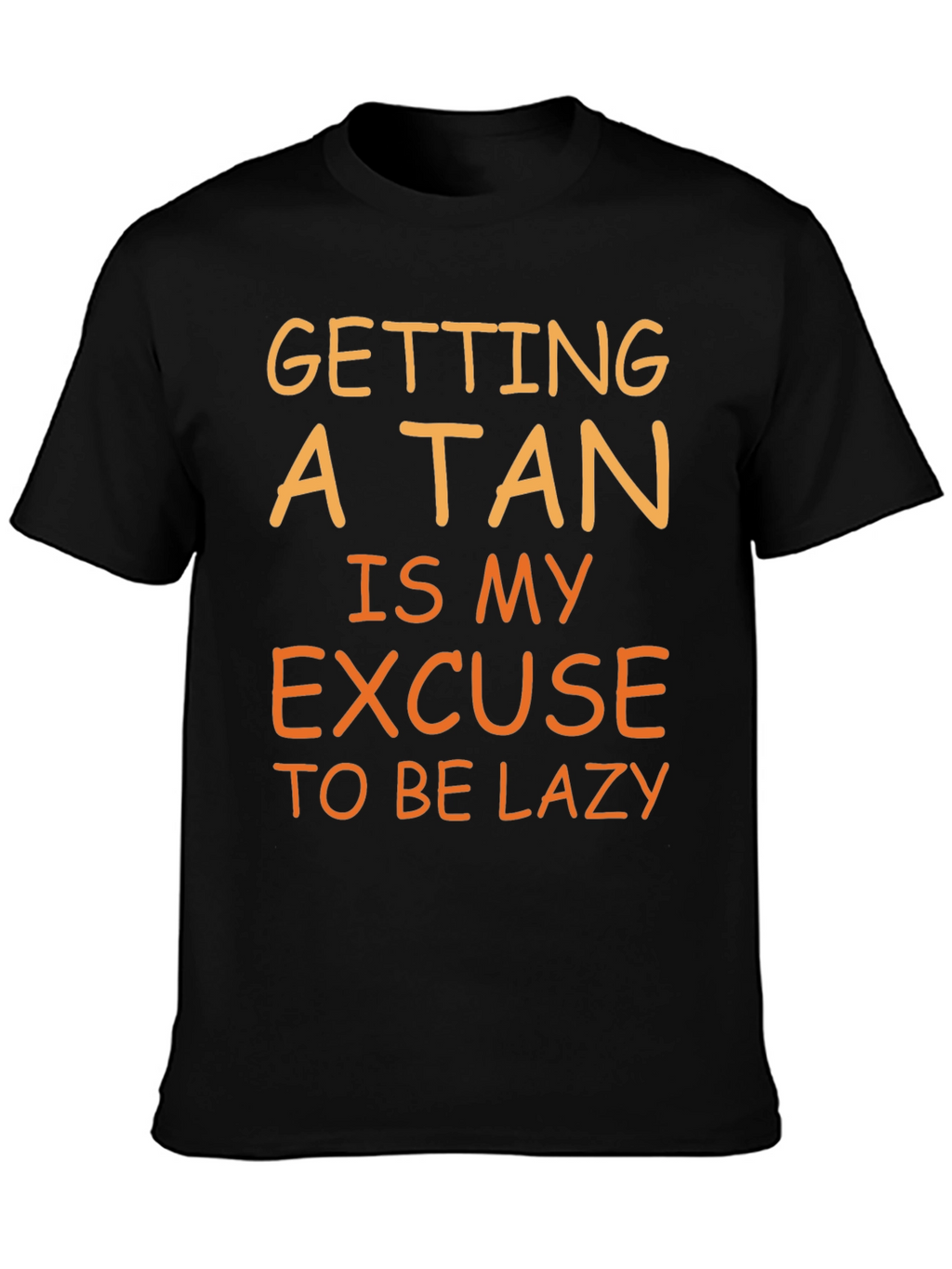 Funny Tan Excuse T-Shirt - Lazy Summer Vibes