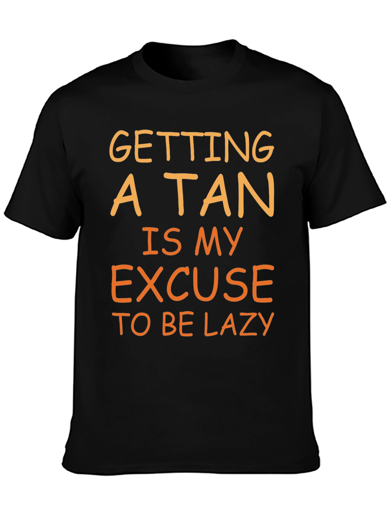 Funny Tan Excuse T-Shirt - Lazy Summer Vibes