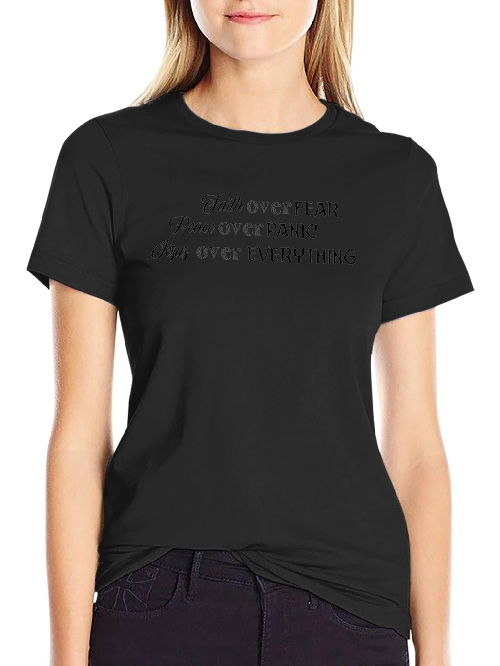 Faith Over Fear T-Shirt - Inspirational Christian Tee
