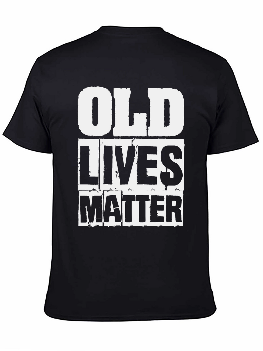 Old Lives Matter Graphic Tee - Black Cotton Shirt