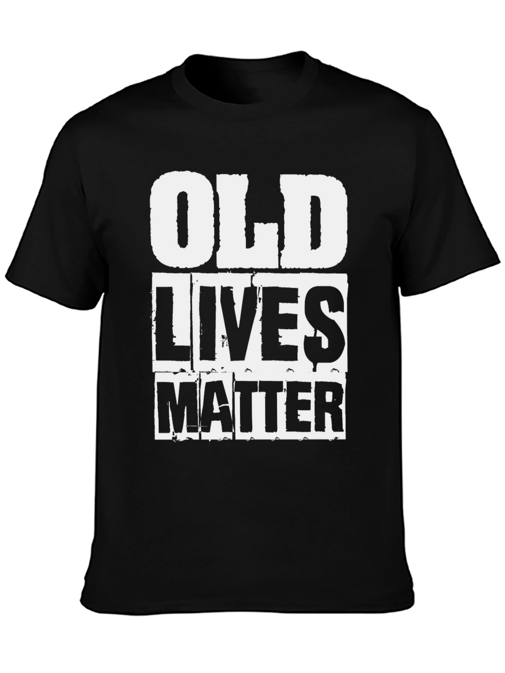 Old Lives Matter Graphic Tee - Black Cotton Shirt