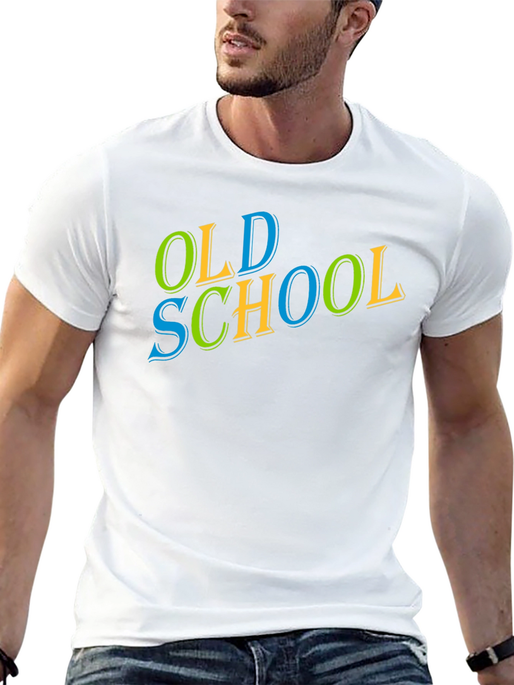 Old School Graphic T-Shirt - Retro Style Tee