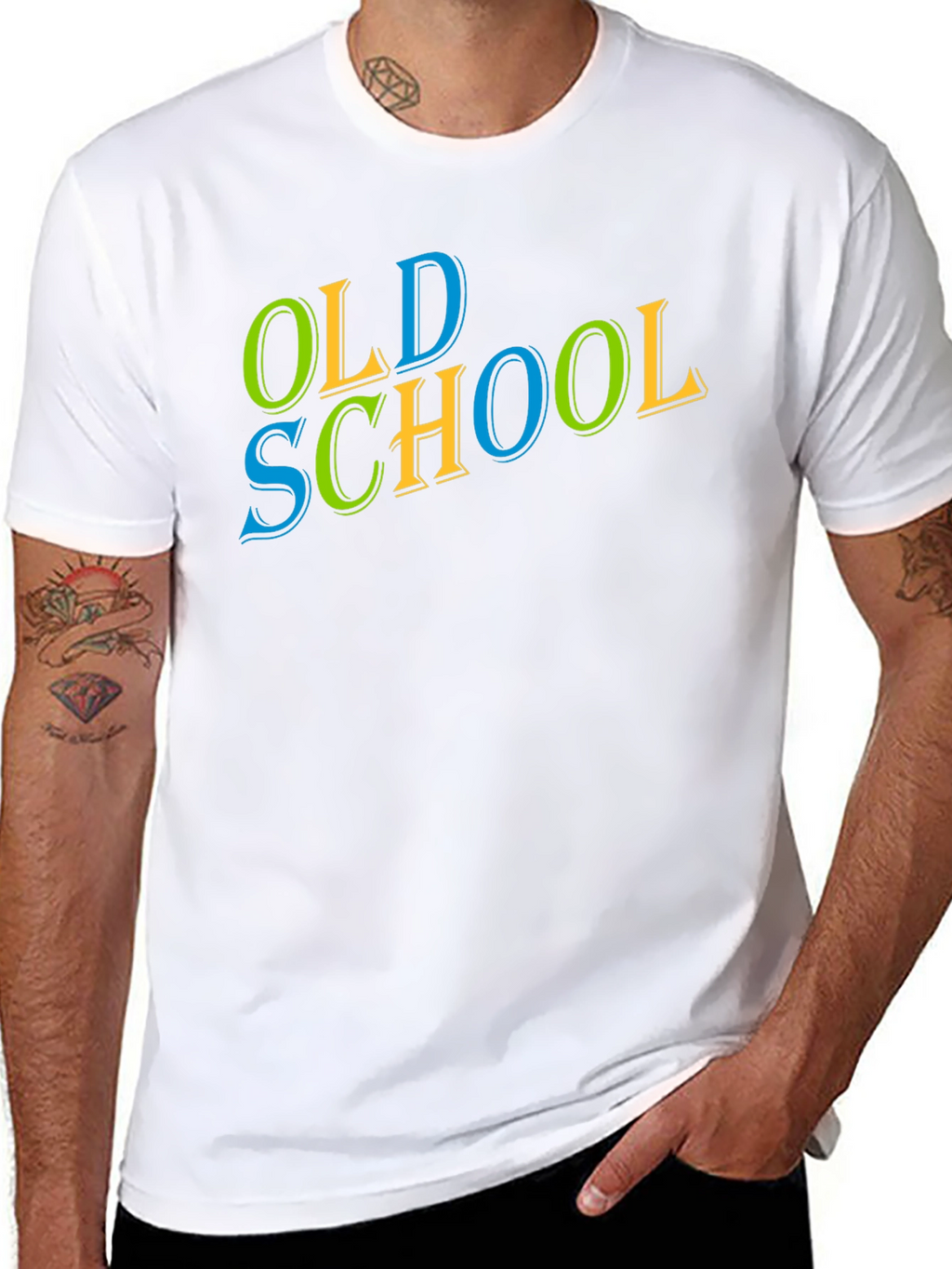 Old School Graphic T-Shirt - Retro Style Tee