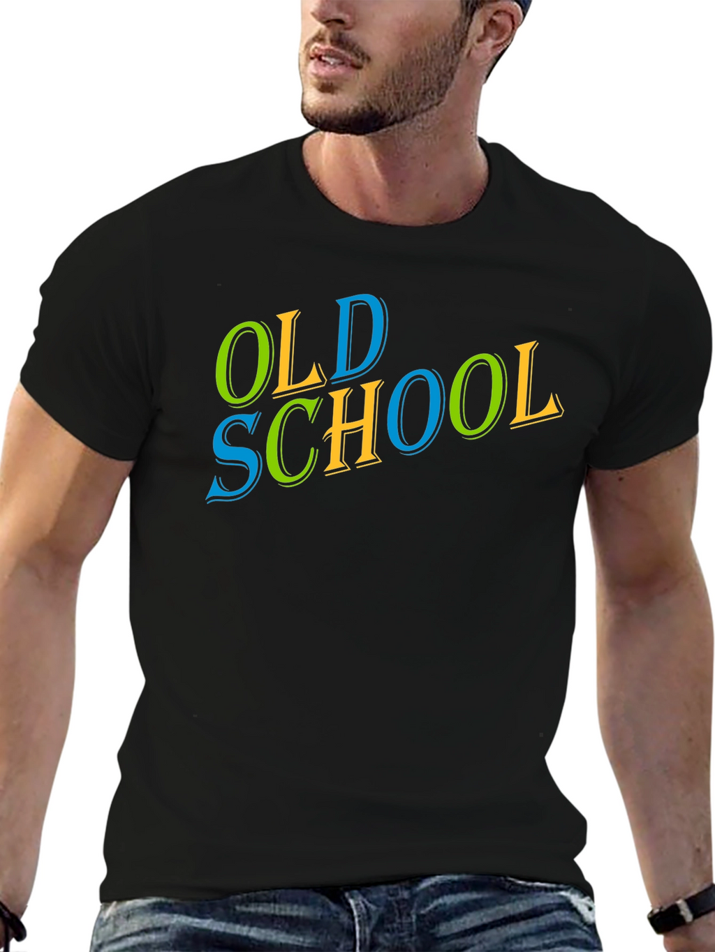 Old School Graphic T-Shirt - Retro Style Tee
