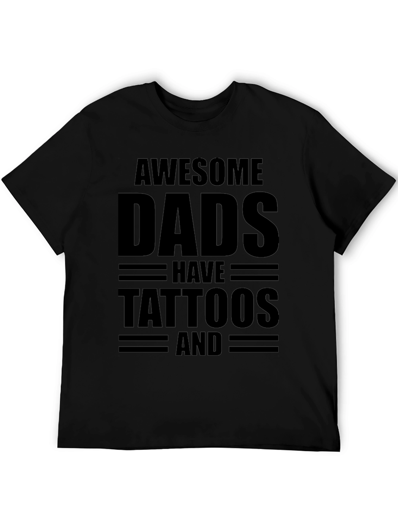 Awesome Dads Have Tattoos T-Shirt