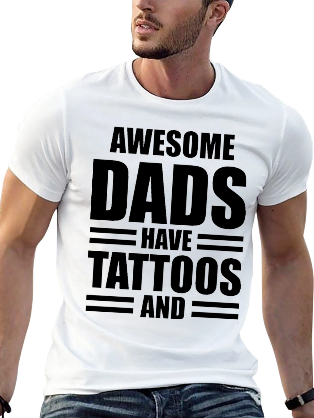 Awesome Dads Have Tattoos T-Shirt